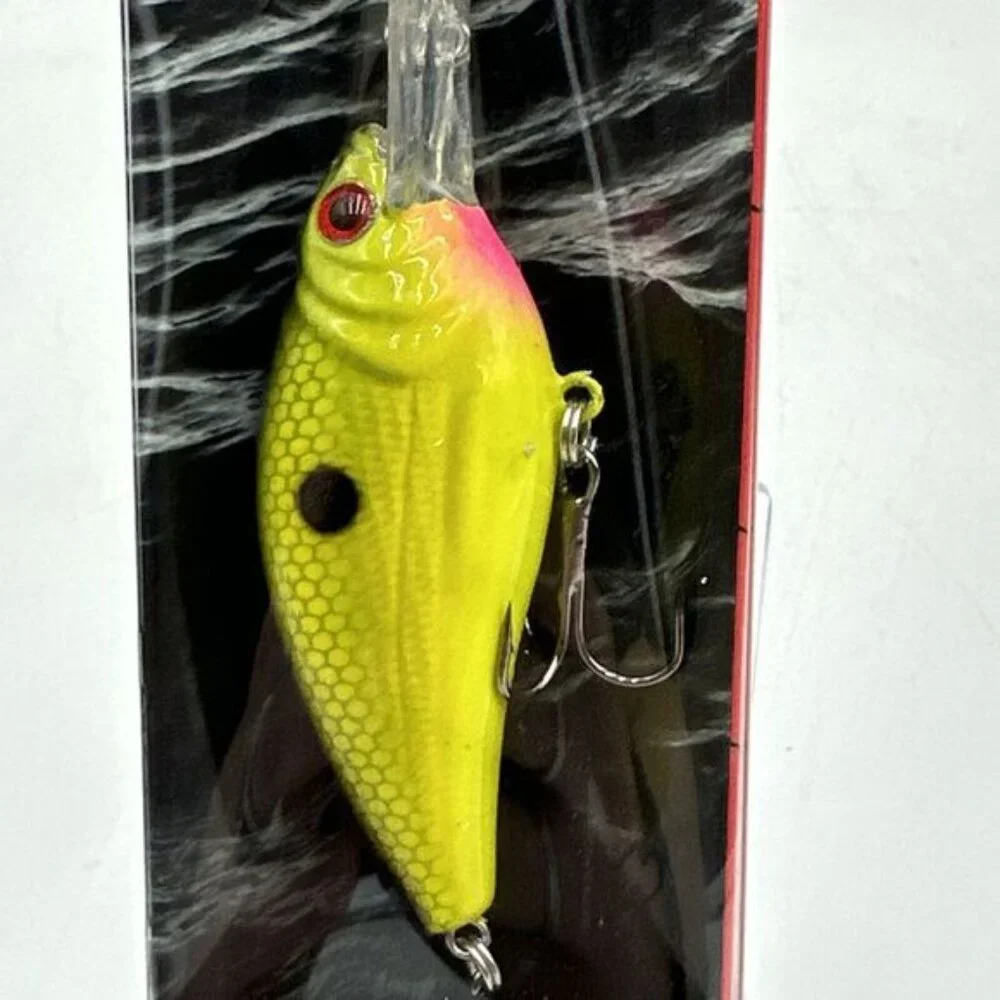 Xcalibur 3/8 Oz. Deep Diving Crankbait Chartreuse Perch Discontinued Wobble